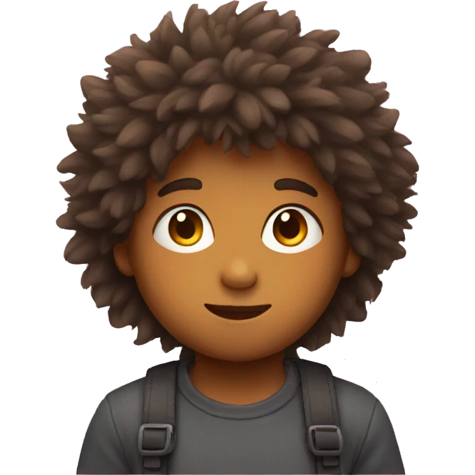 fluffy children emoji