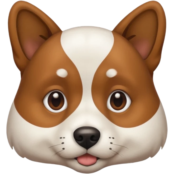 A dog side eying you emoji