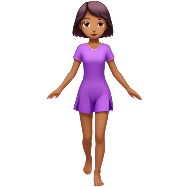 
A small figure walks across a glowing bridge, holding soft pink and purple orbs in each hand—symbolizing compassion and forgiveness. A gentle heart aura trails behind them, showing healing in motion. emoji