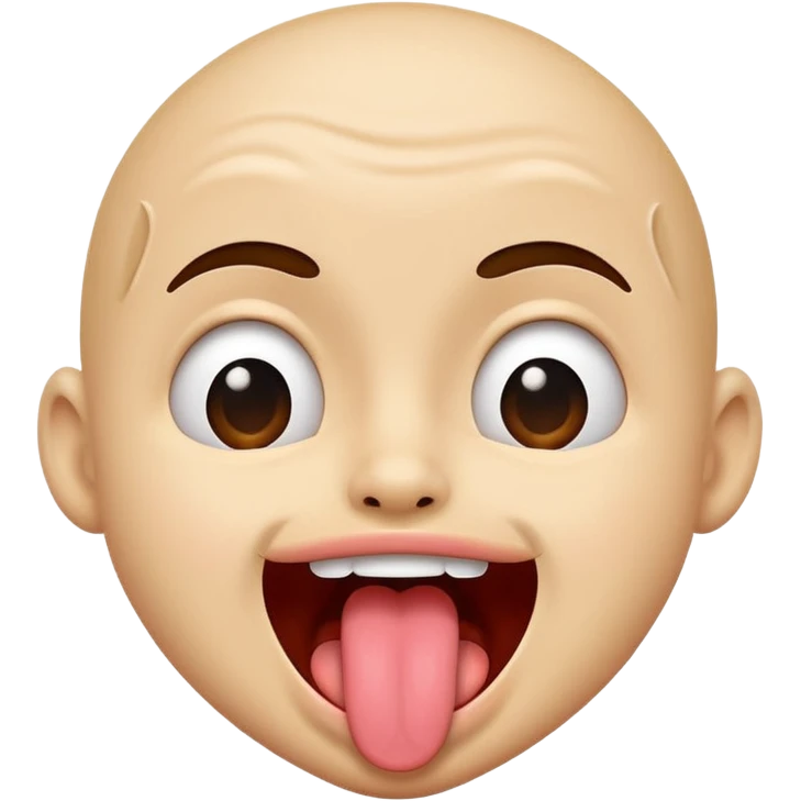 😛+ shaking head emoji