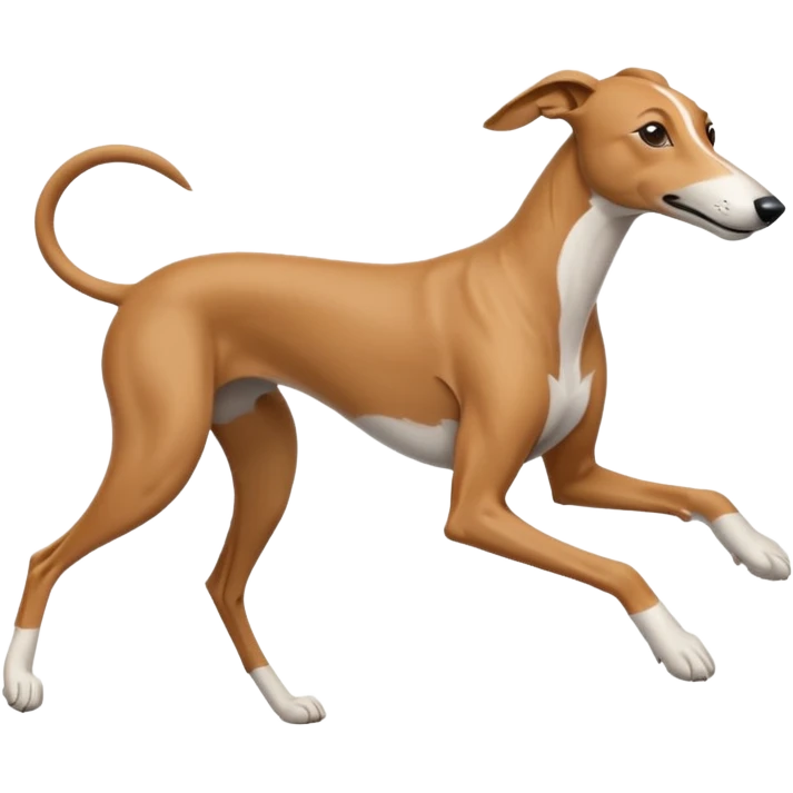Running Greyhound emoji