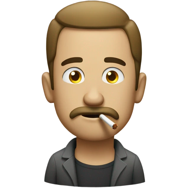 Man smoking  emoji