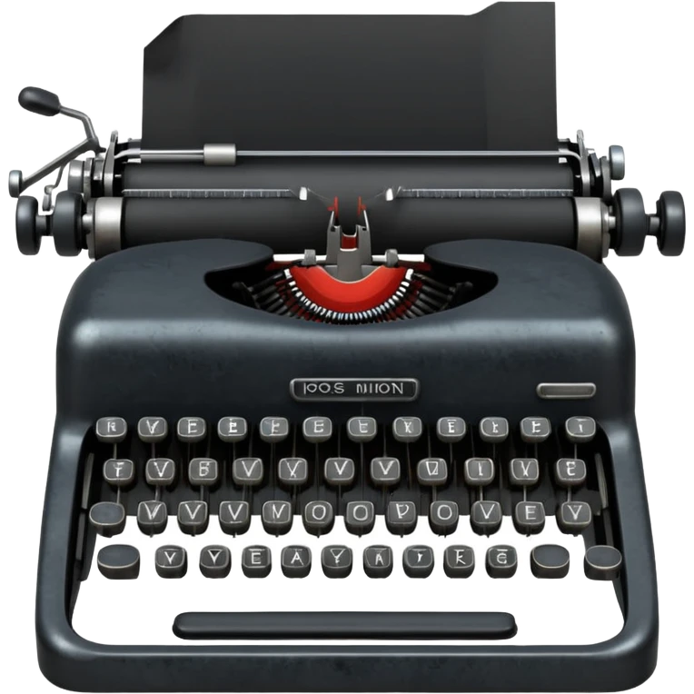 Old typewriter emoji