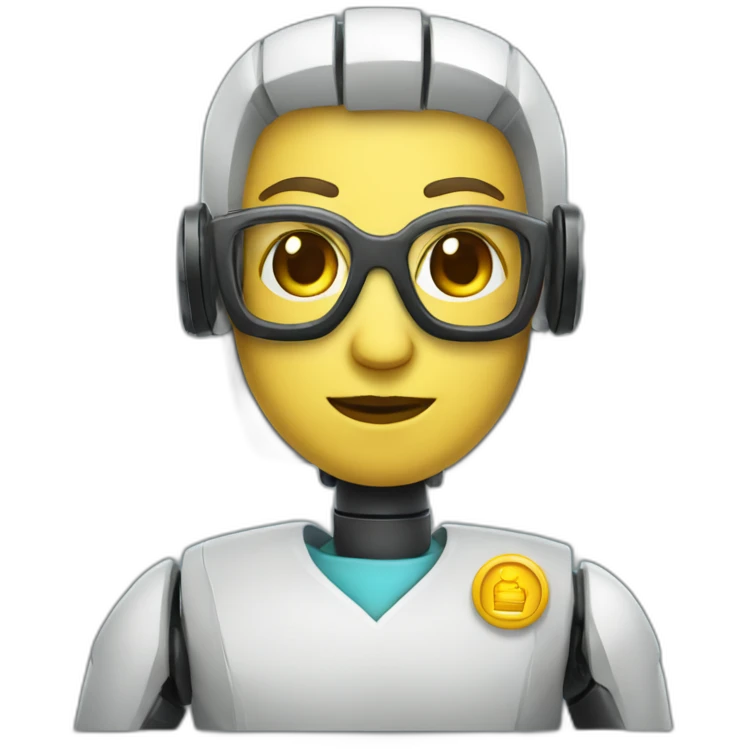 librarian robot emoji