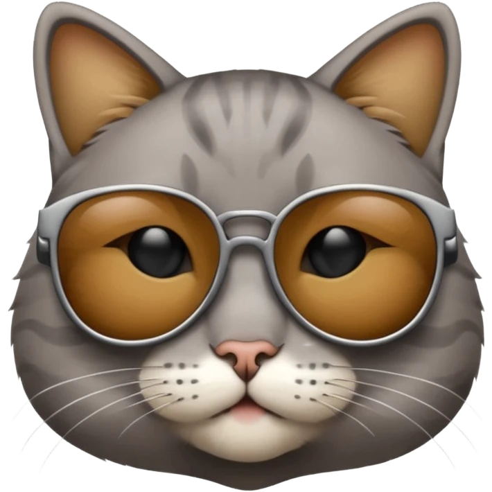 Cat wearing sunglasses emoji