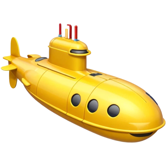 mini submarine in cartoon  emoji