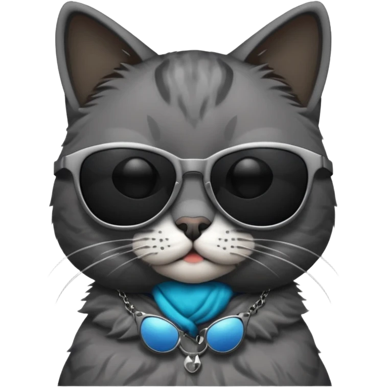 Cat wearing sunglasses emoji