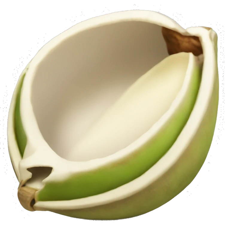 A pistachio shell emoji