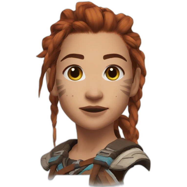 Aloy-from-Horizon-Zero-Dawn emoji