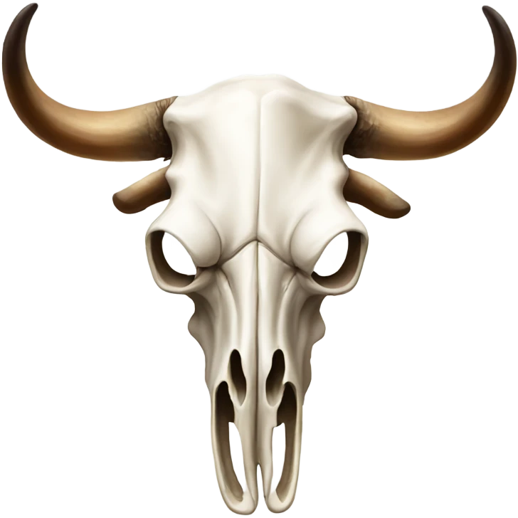 Longhorn cow skull emoji