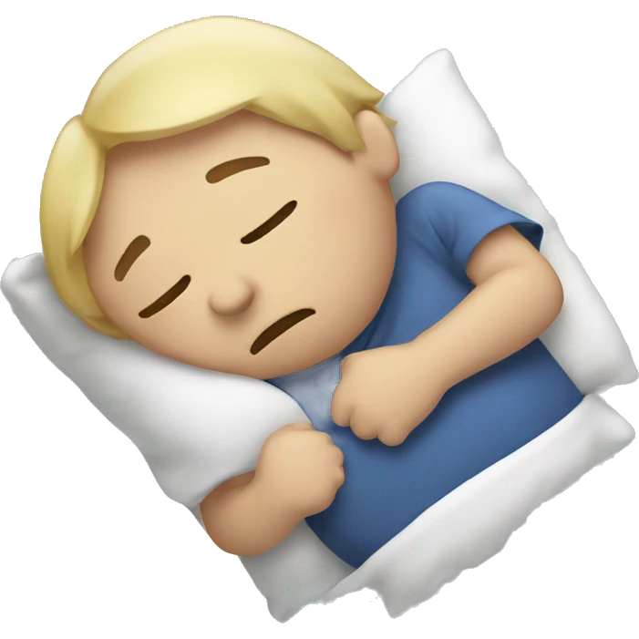Falling asleep emoji