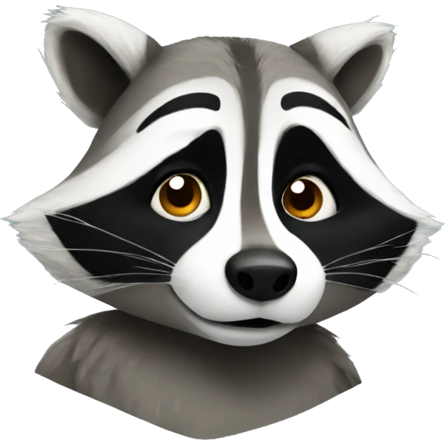 Awkward raccoon  emoji