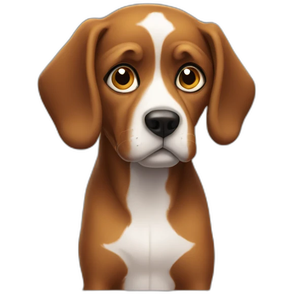 thinking dog emoji