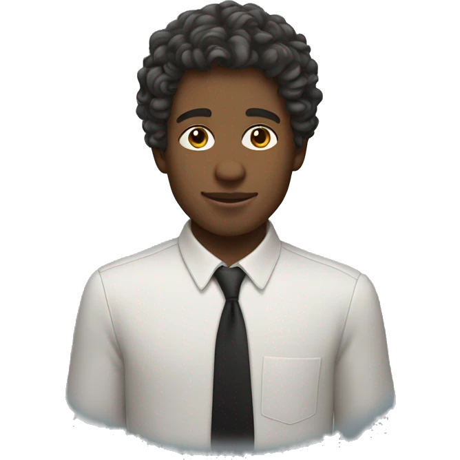 White boy with wavy hair  emoji
