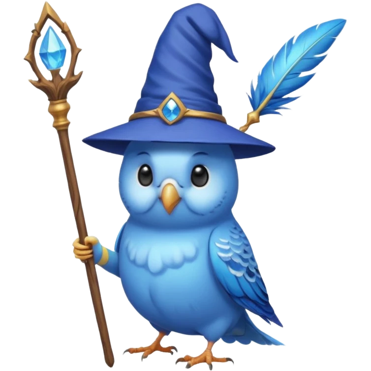 Budgie wizard emoji