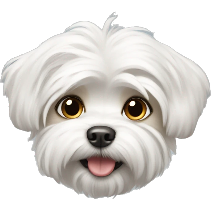 A maltese dog emoji