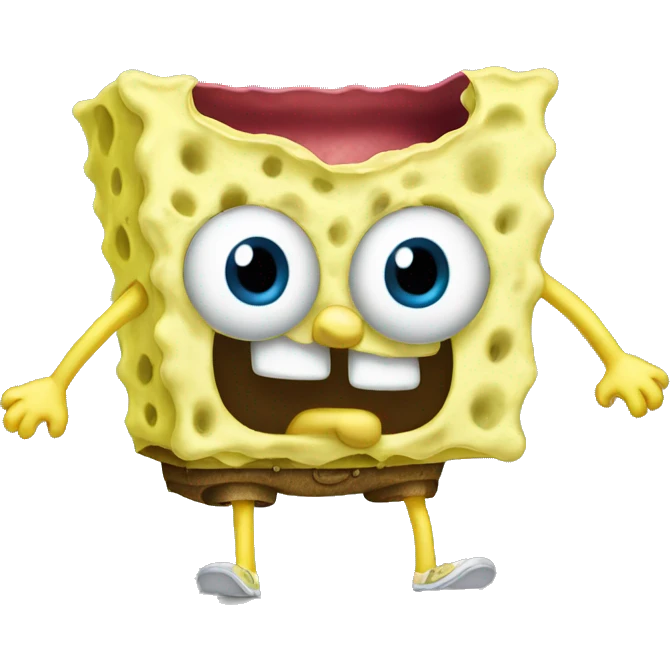 Spongebob in his underpants emoji