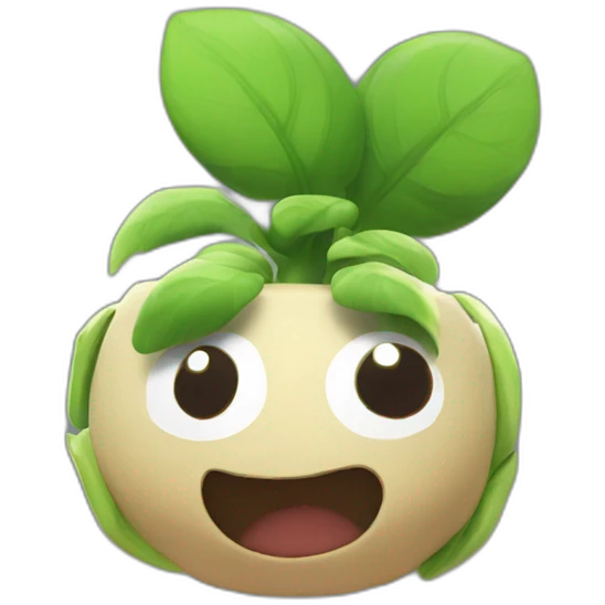 Sprout from brawl stars game emoji