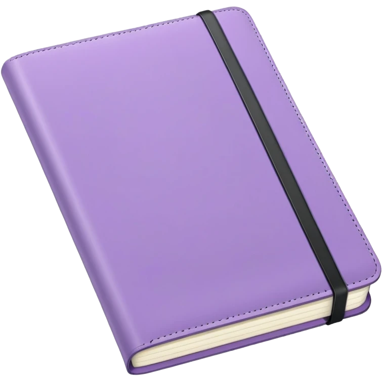 lilac notebook emoji