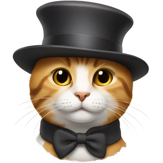 Cat in a hat emoji