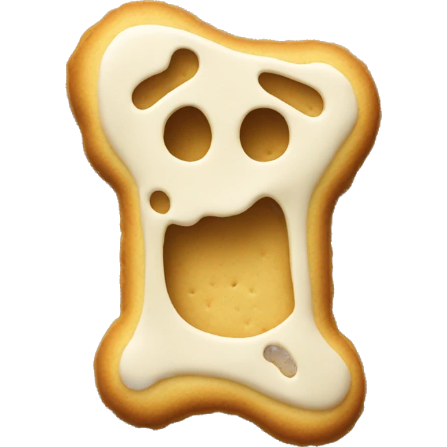 bone-shaped biscuit emoji