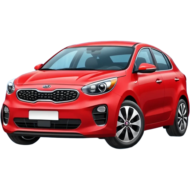 red kia car n wash shop emoji