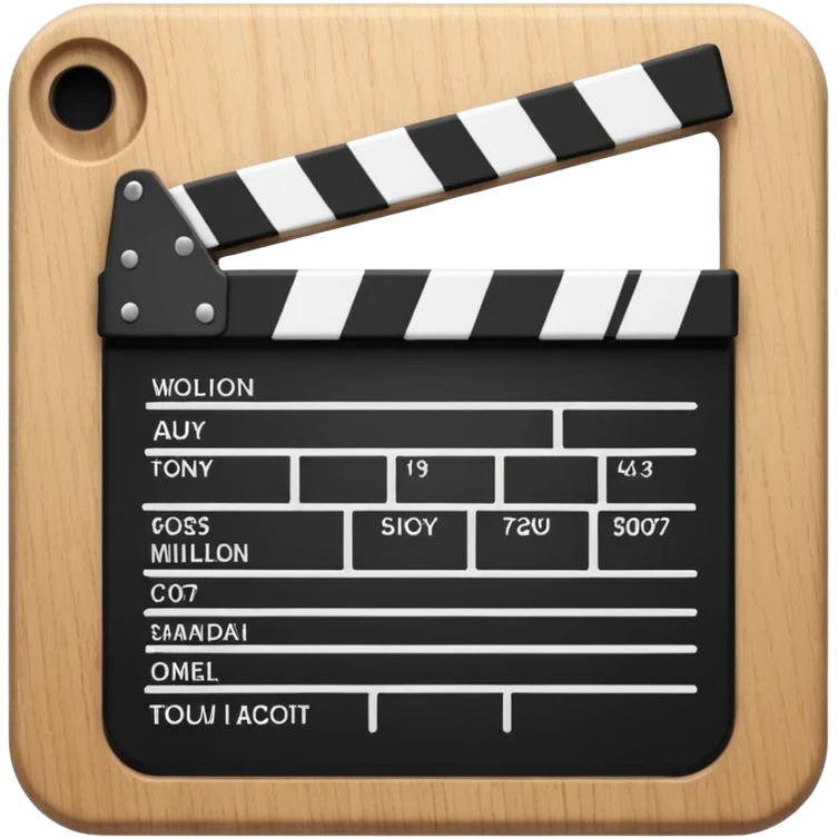 video cine claqueta emoji