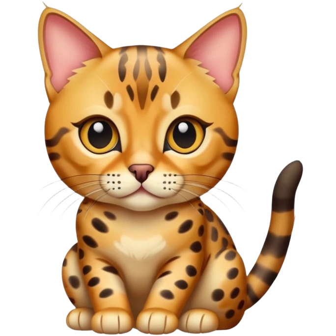Bengal cat emoji