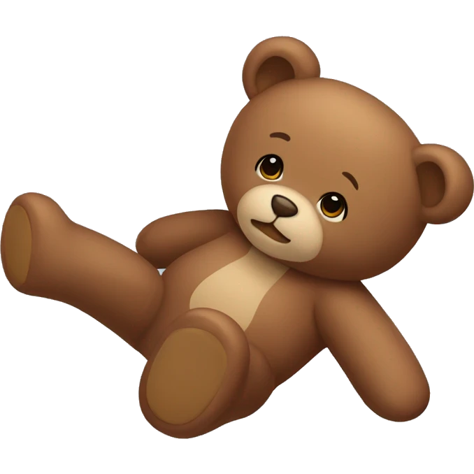 Teddy bear fall emoji