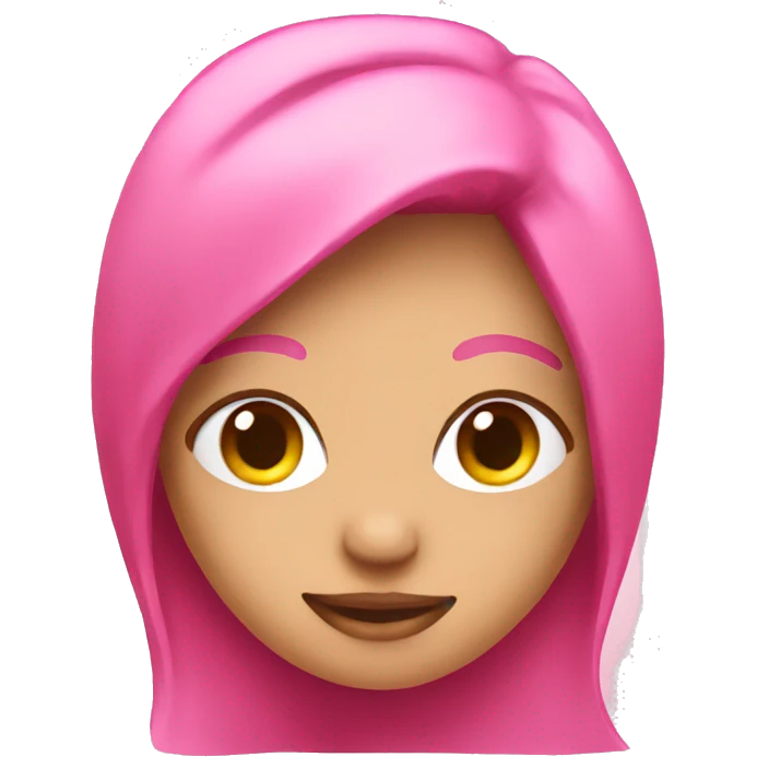 Pink emoji