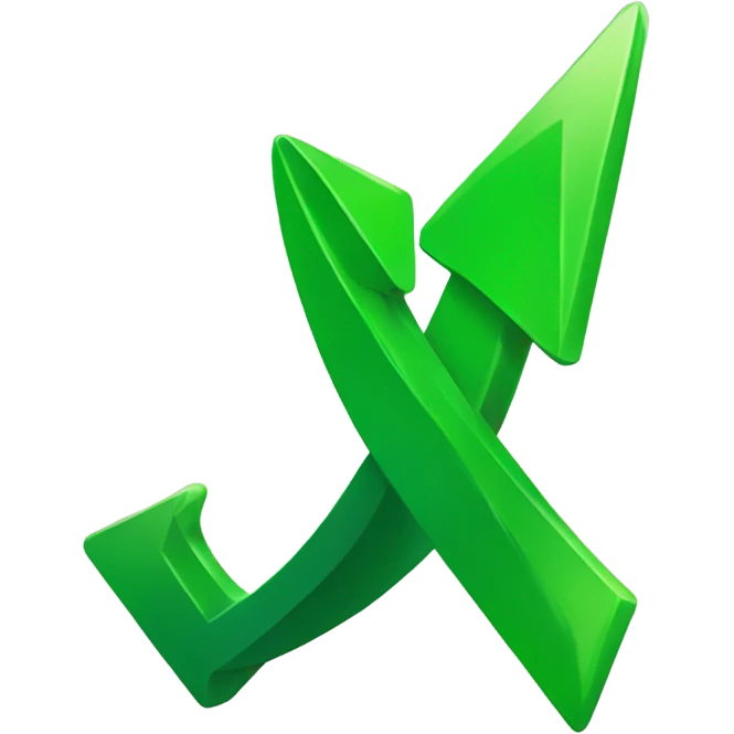 green up arrow emoji