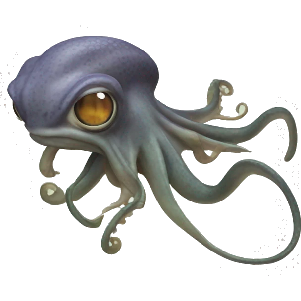 Squid lizard emoji
