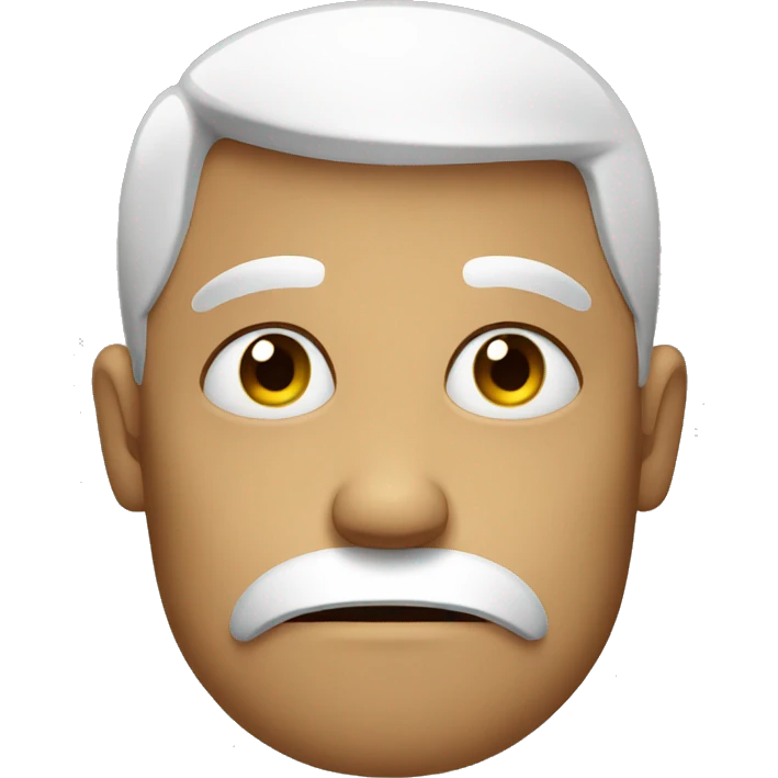 Sad man emoji