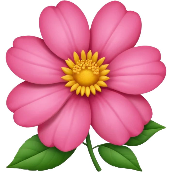 Flor rosada emoji