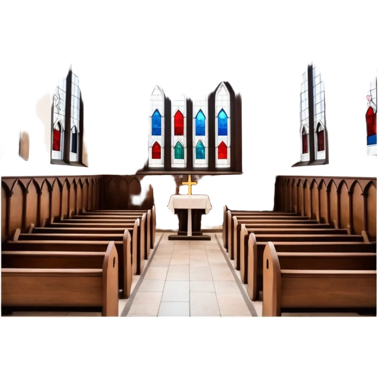 interior of a church emoji