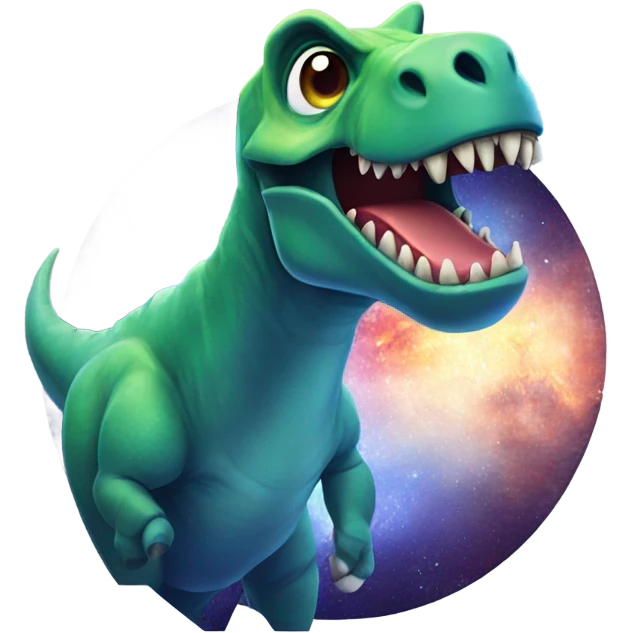 Dinosaur in space  emoji