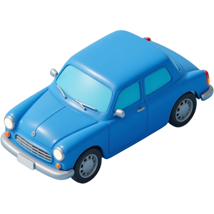 blue car emoji