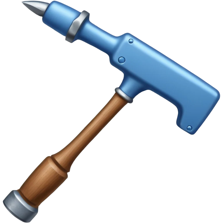 blue hammer emoji