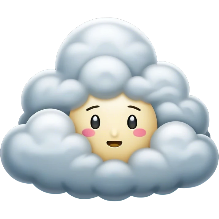 Cinematic Realistic Nimbus Emoji, Dark and foreboding, with thick, heavy clouds swirling ominously in the sky. The clouds are dense with rain, ready to pour down as the atmosphere charges with energy and anticipation. Soft glowing outline, capturing the essence of stormy tension and impending rain in a dense nimbus cloud! emoji