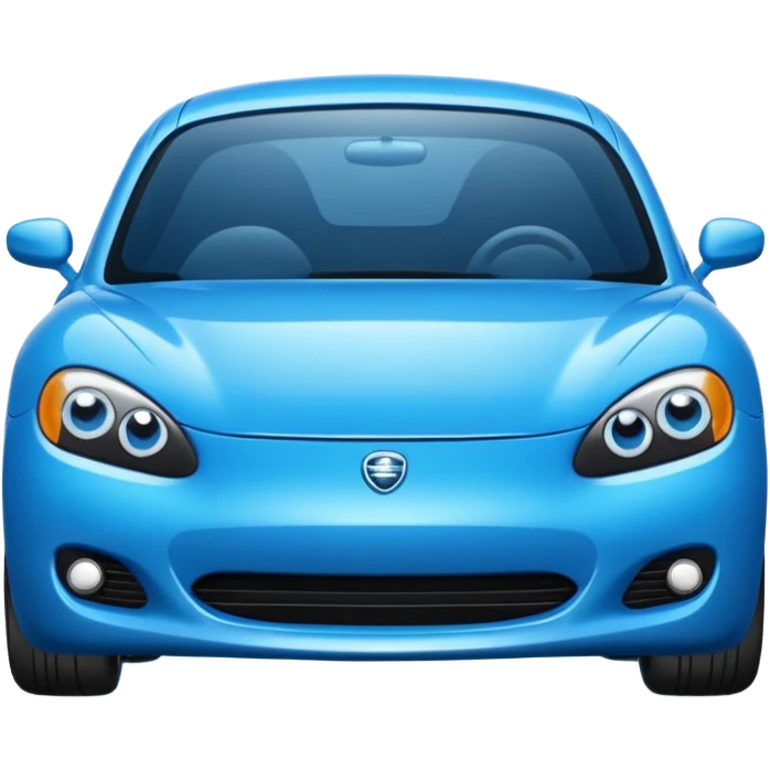 blue  car  emoji