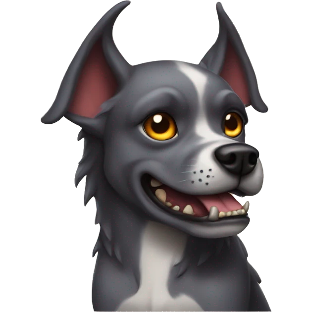 Demon dog emoji