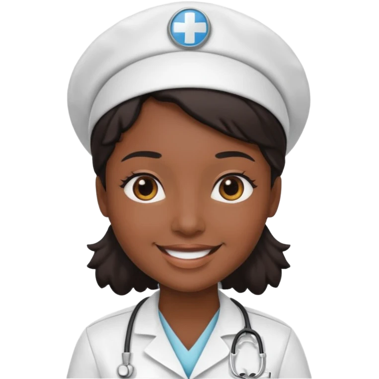 NURSE BLACK S emoji