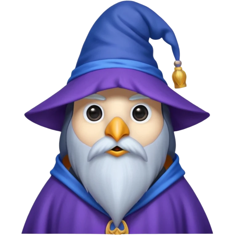 Penguin Wizard emoji