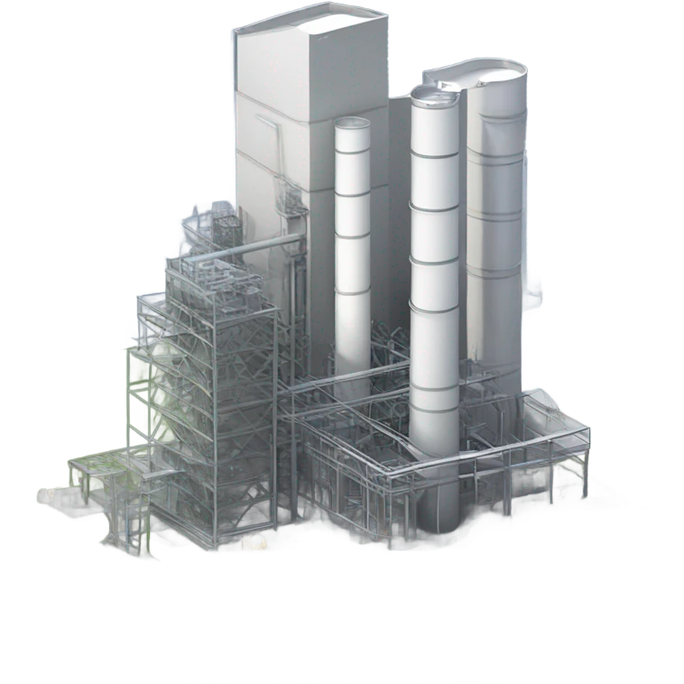 A direct air capture plant (DAC) emoji