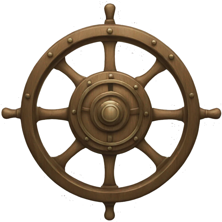 ship helm emoji