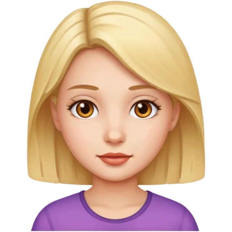 A full girl emoji