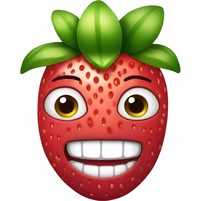 Jugo de fresa emoji
