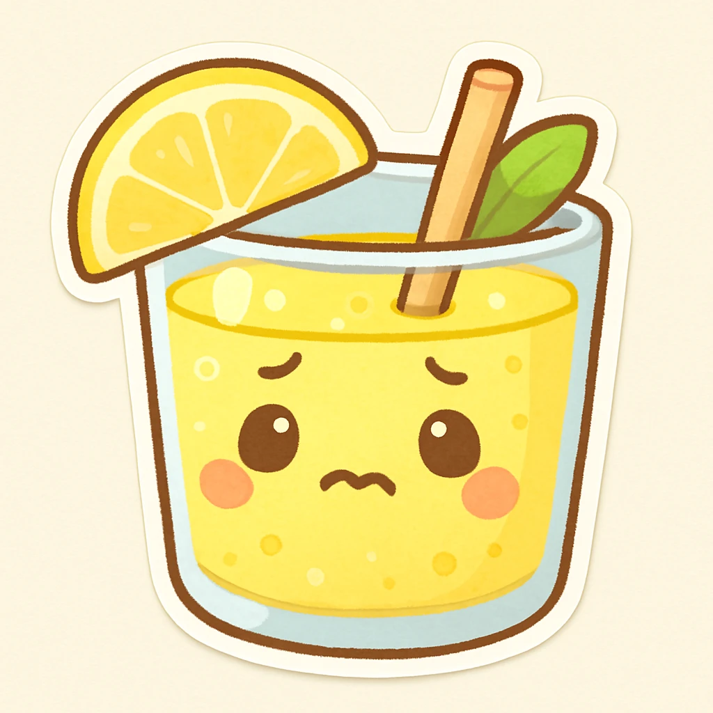 acidulous drink emoji