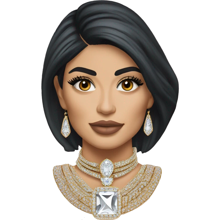 Kylie jenner royal princess jewellery emoji
