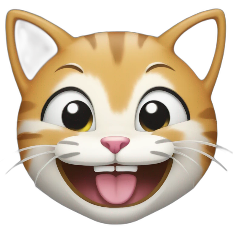 Laughing cat emoji